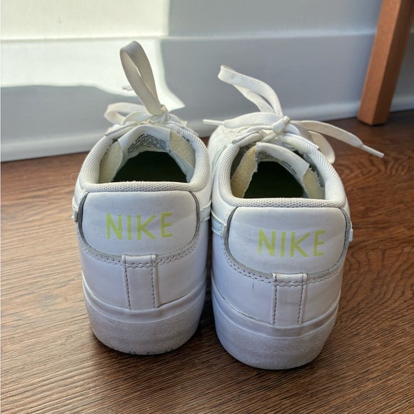 Nike Light Blue & White Blazer Low Platforms - Size W 9 EU 40.5 - Picture 9 of 13